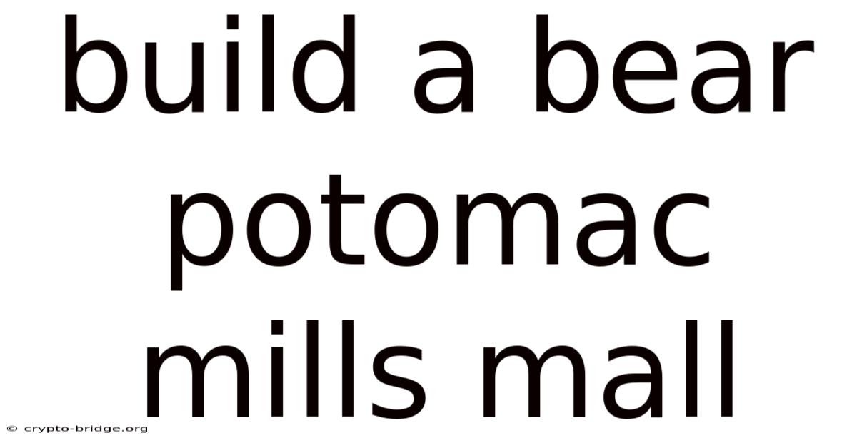 Build A Bear Potomac Mills Mall