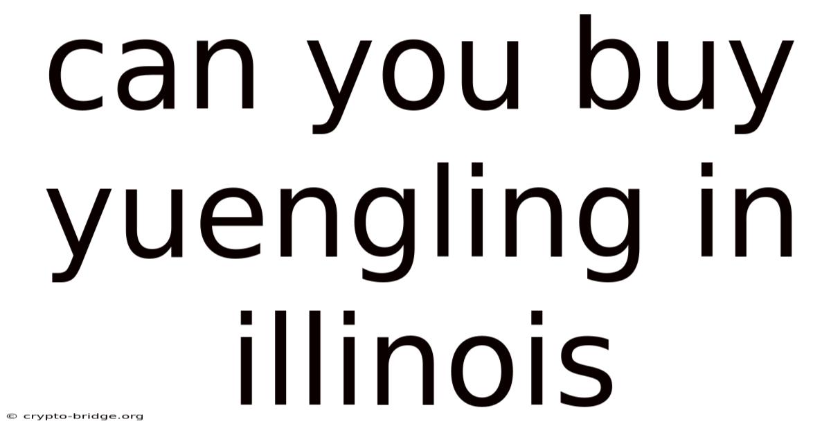 Can You Buy Yuengling In Illinois