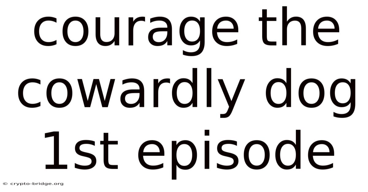 Courage The Cowardly Dog 1st Episode