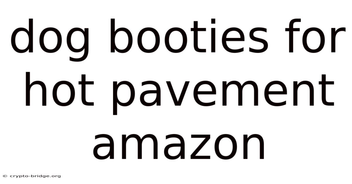 Dog Booties For Hot Pavement Amazon