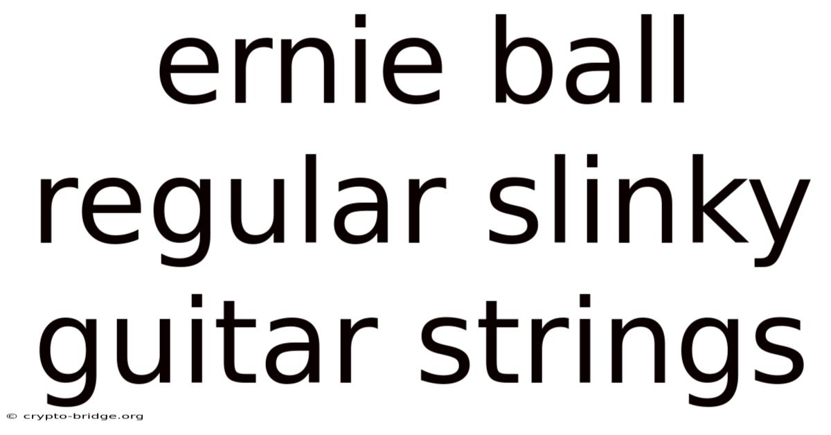 Ernie Ball Regular Slinky Guitar Strings