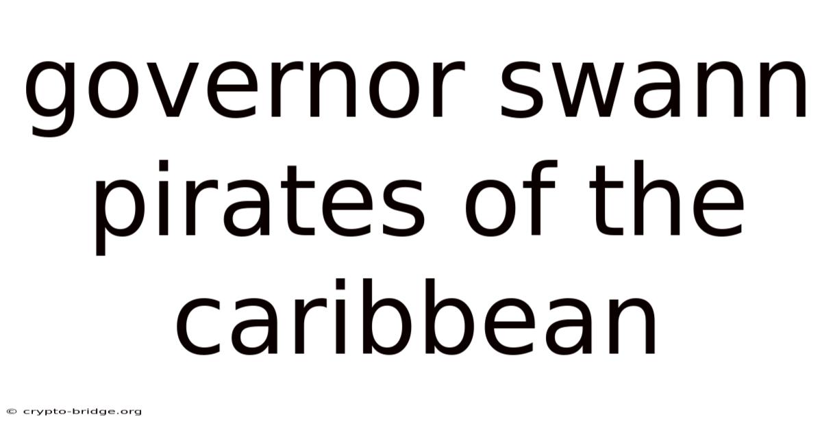 Governor Swann Pirates Of The Caribbean