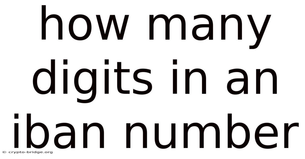 How Many Digits In An Iban Number