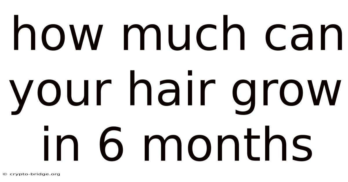 How Much Can Your Hair Grow In 6 Months