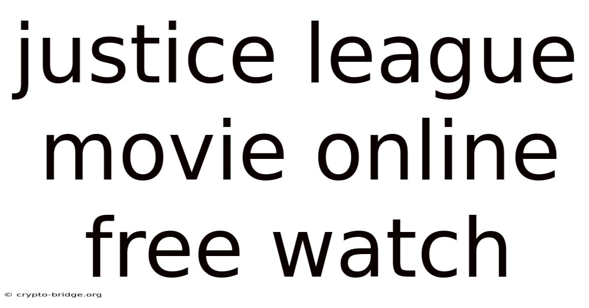 Justice League Movie Online Free Watch