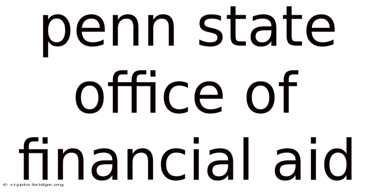 Penn State Office Of Financial Aid