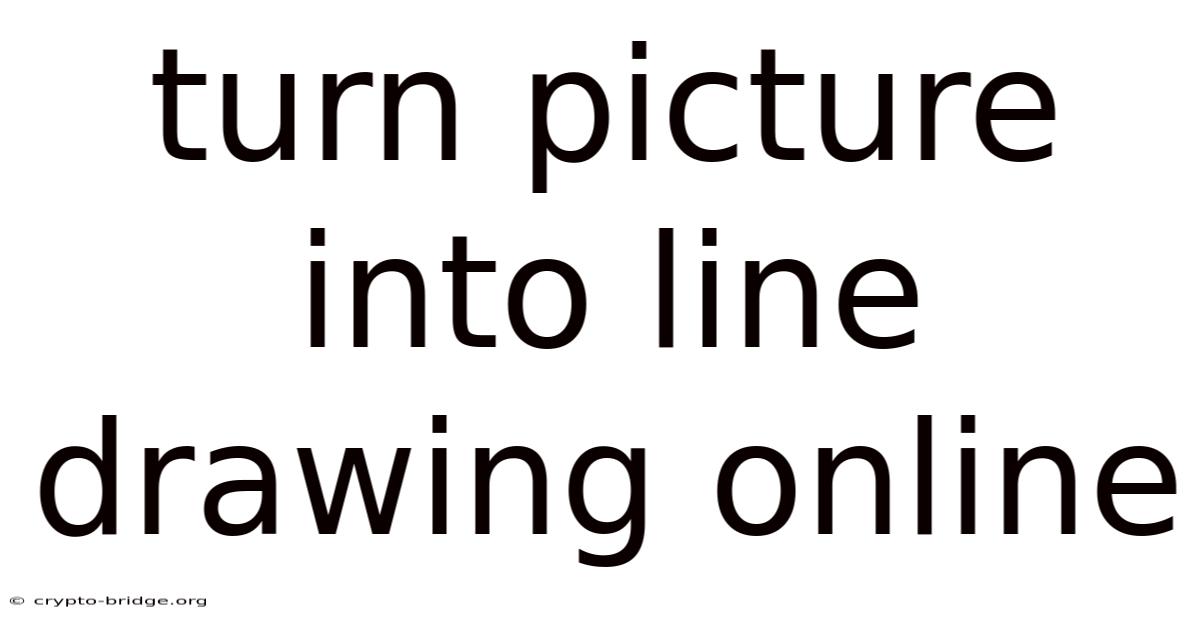 Turn Picture Into Line Drawing Online
