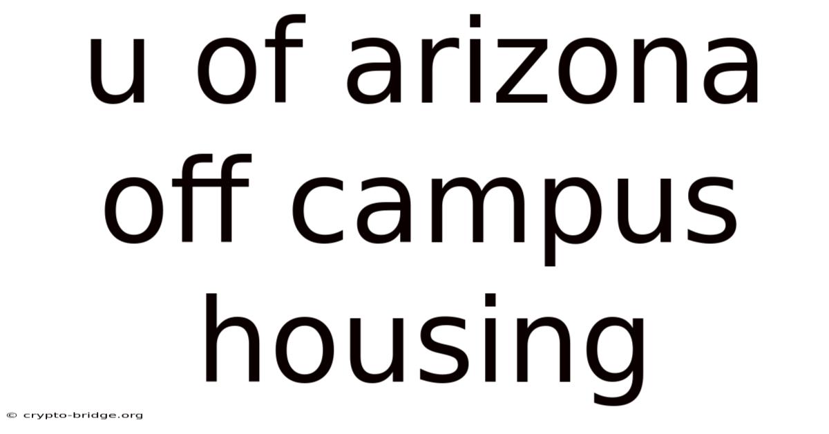 U Of Arizona Off Campus Housing