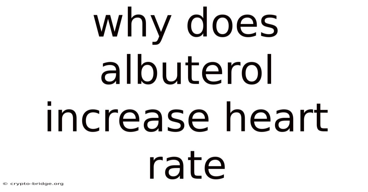Why Does Albuterol Increase Heart Rate